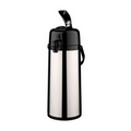 Satin Stainless Steel Eco-Air Thermos w/ Lever (2.2 Liter)